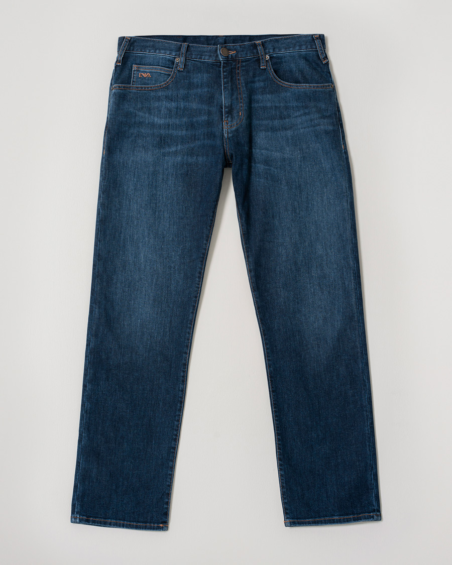 Hombres | Vaqueros | Pre-owned | Emporio Armani Regular Fit Jeans Dark Blue W34L32