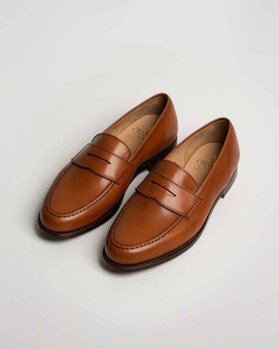 Hombres | Boston Leather Sole Light Brown Calf | Pre-owned | Boston Leather Sole Light Brown Calf