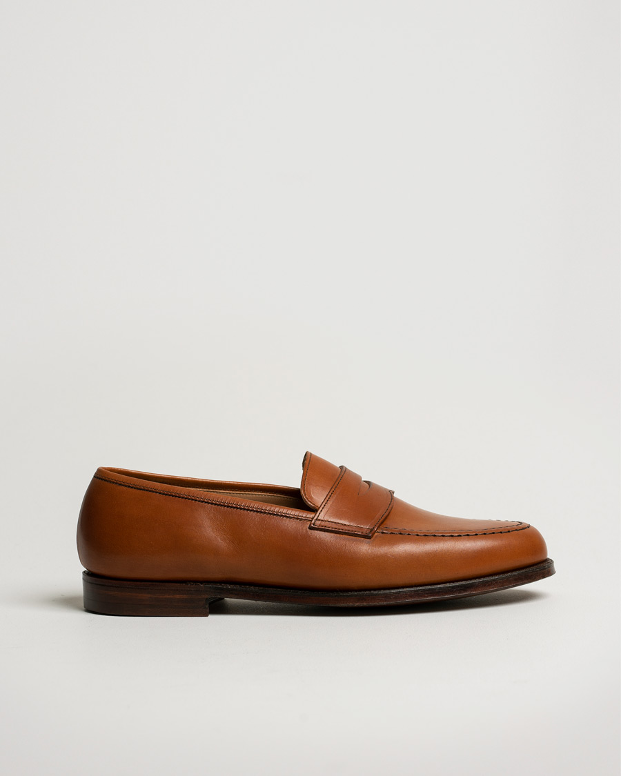 Hombres | Boston Leather Sole Light Brown Calf | Pre-owned | Boston Leather Sole Light Brown Calf