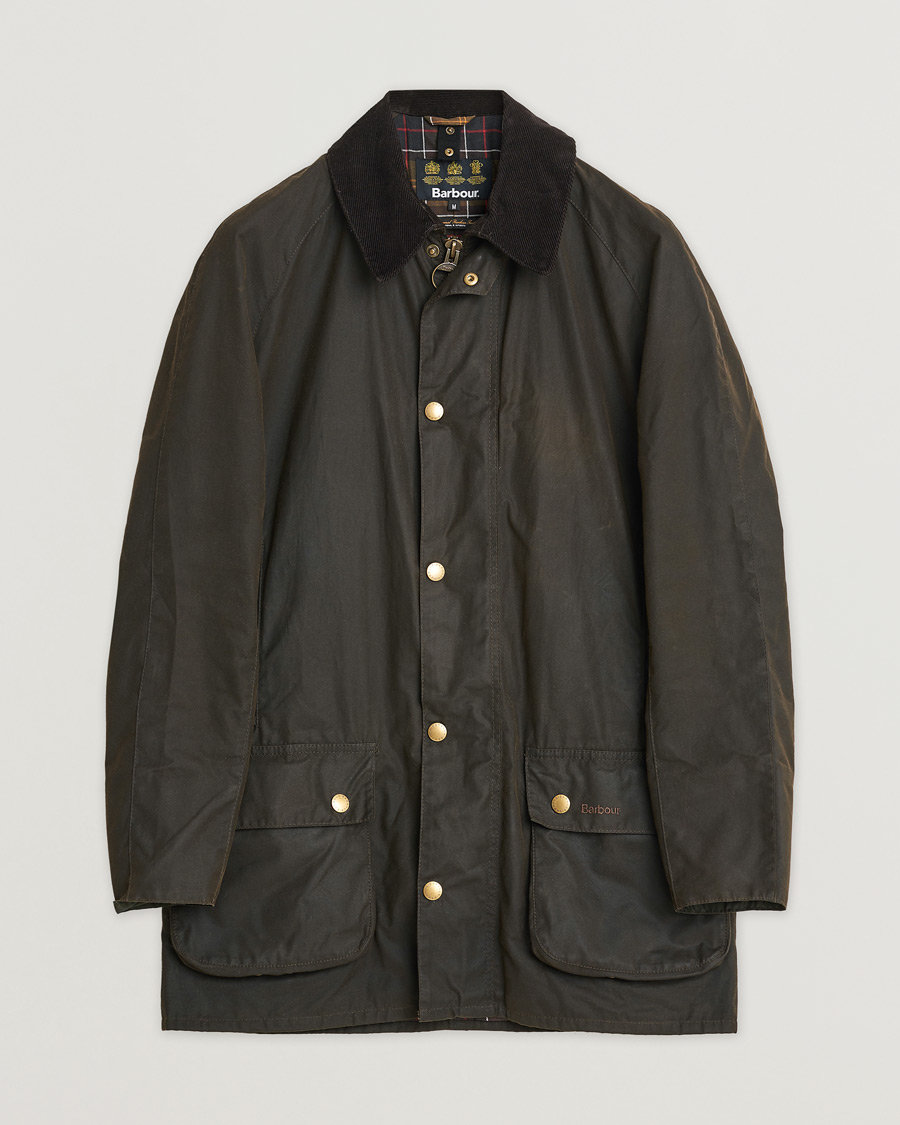 Hombres | Barbour Lifestyle Beausby Waxed Jacket Olive | Pre-owned | Barbour Lifestyle Beausby Waxed Jacket Olive