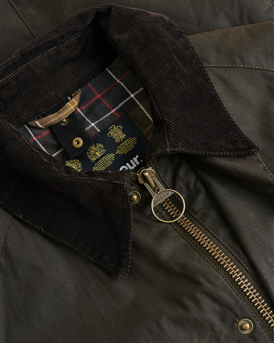 Hombres | Barbour Lifestyle Beausby Waxed Jacket Olive | Pre-owned | Barbour Lifestyle Beausby Waxed Jacket Olive