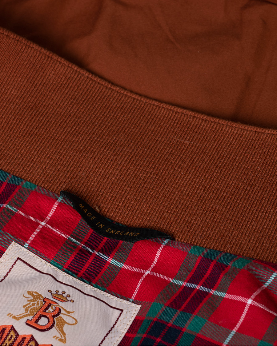 Hombres | Abrigos y chaquetas | Pre-owned | Baracuta G9 Original Harrington Jacket Caramel UK44 - EU54