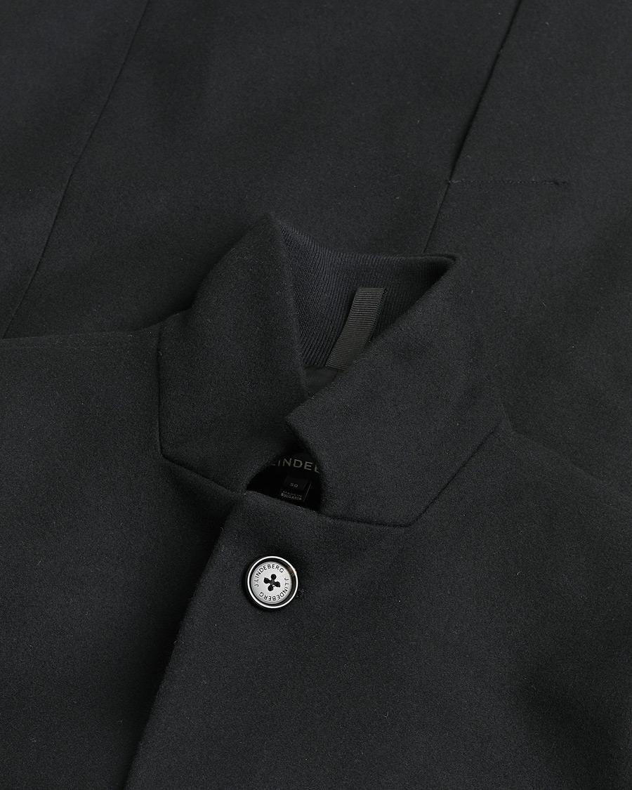 Hombres | Pre-owned Chaquetas | Pre-owned | J.Lindeberg Holger 2.0 Melton Coat Black 50