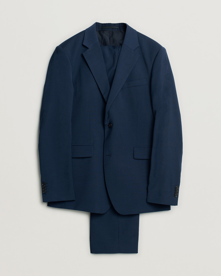 Hombres | Blazers | Pre-owned | Tiger of Sweden Justin/Tenuta Wool Suit Navy 50