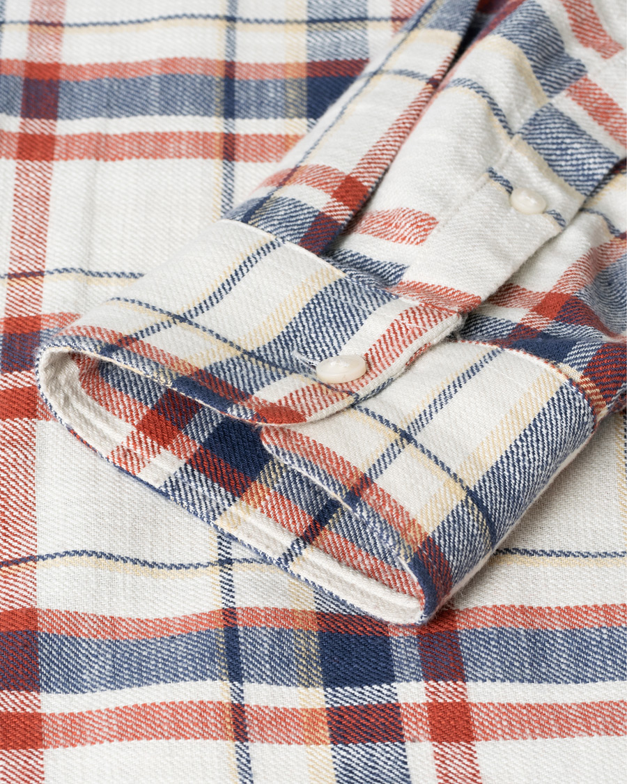 Hombres | Camisas | Pre-owned | Tiger of Sweden Benjamin Cotton Shirt Light Ink