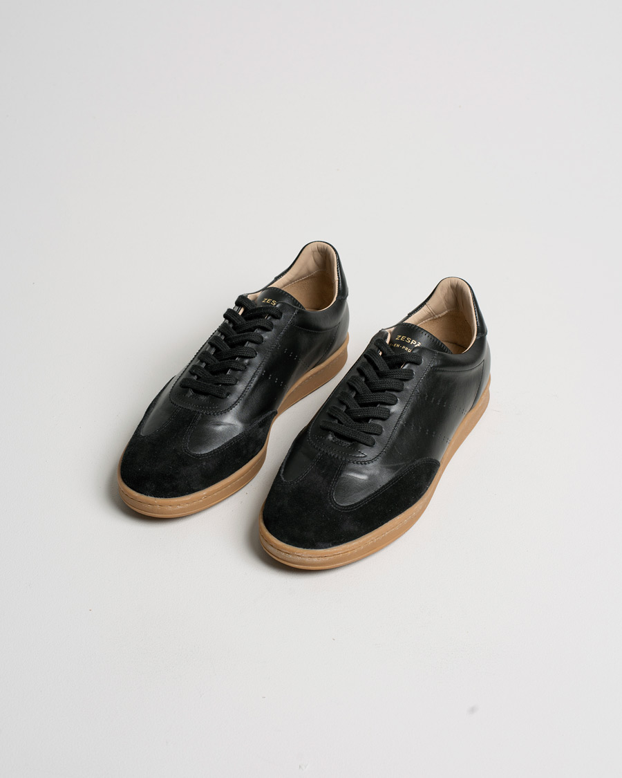 Hombres | Zespà ZSP GT Calf Nappa Leather Sneakers Black | Pre-owned | Zespà ZSP GT Calf Nappa Leather Sneakers Black
