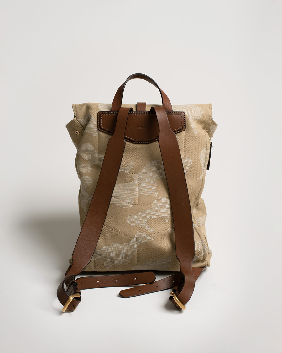 Hombres | Mismo M/S Rucksack  Shades off Dune/Cuoio | Pre-owned | Mismo M/S Rucksack  Shades off Dune/Cuoio