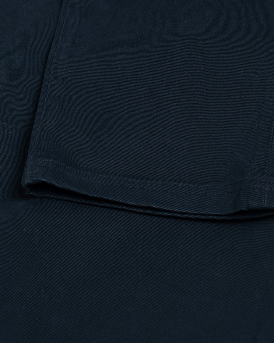 Hombres | Pantalones | Pre-owned | Incotex Slim Fit Cotton Stretch Chinos Navy