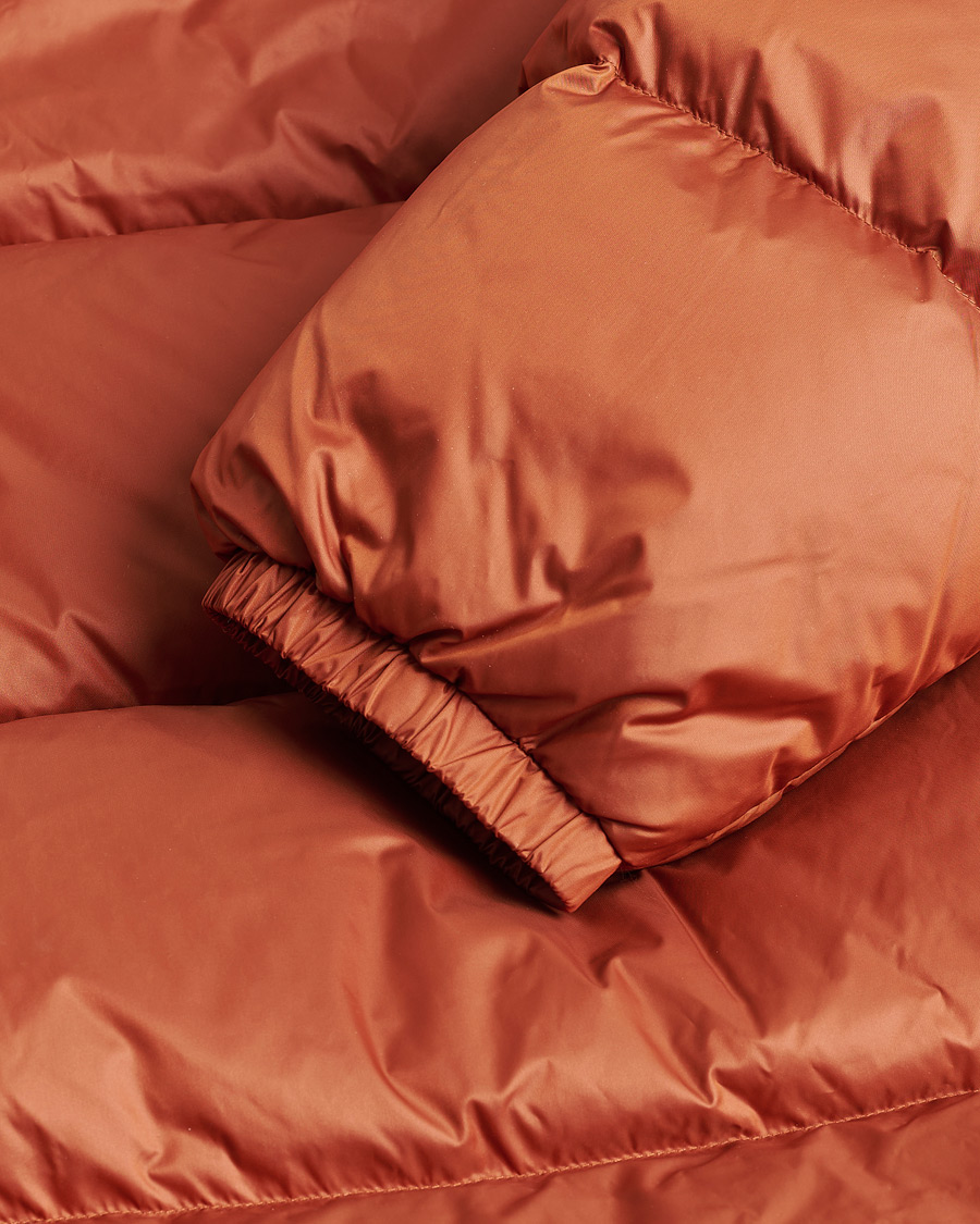 Hombres | Pre-owned Chaquetas | Pre-owned | GANT Shiny Puffer Hooded Jacket Rust XL