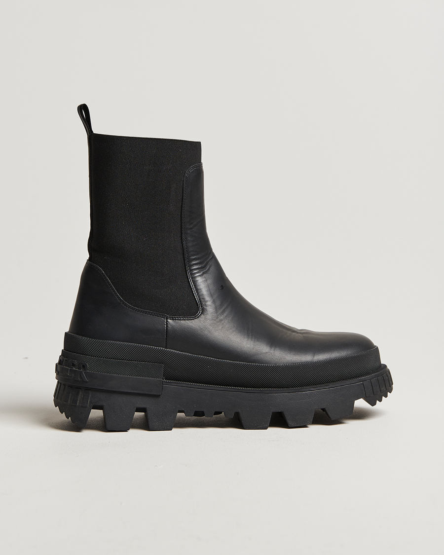Hombres | Moncler Neue Chelsea Boots Black 42 | Pre-owned | Moncler Neue Chelsea Boots Black 42