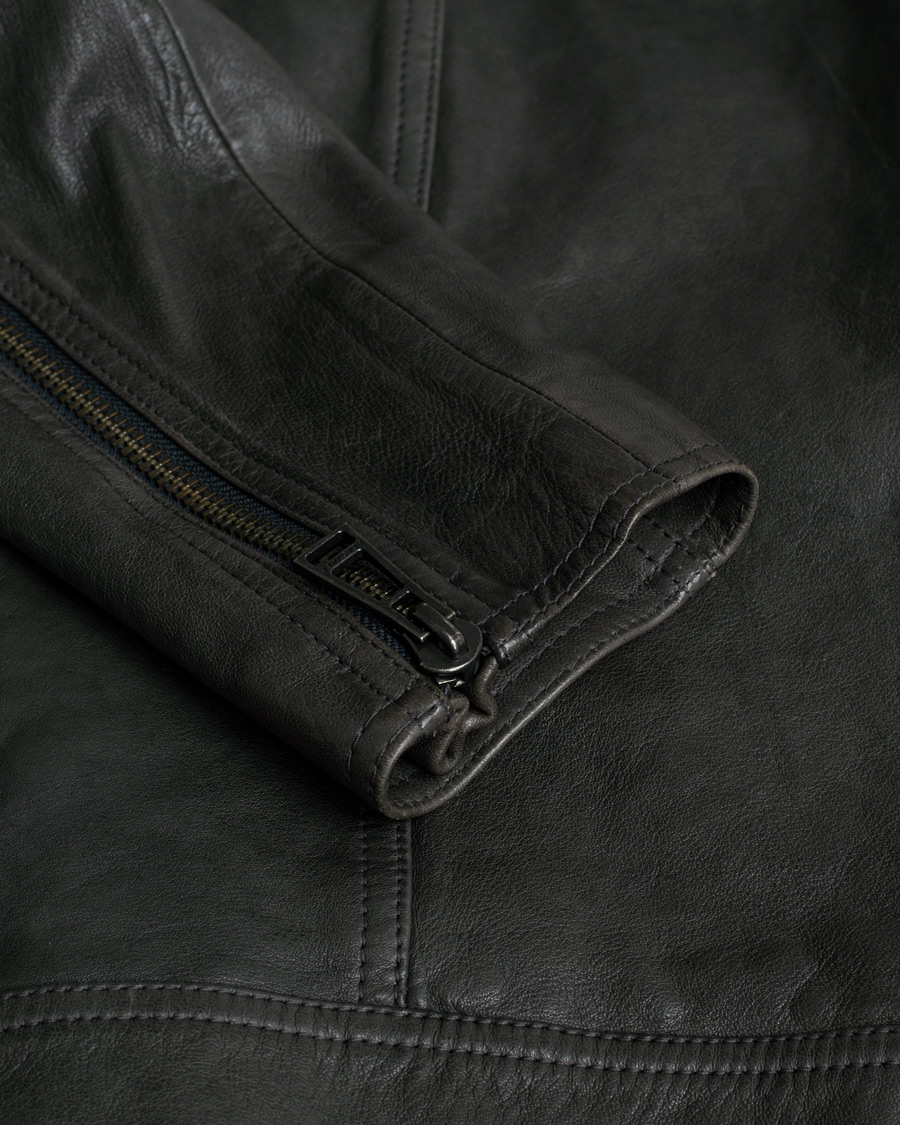 Hombres | Abrigos y chaquetas | Pre-owned | Belstaff V Racer 2.0 Leather Jacket Dark Grey