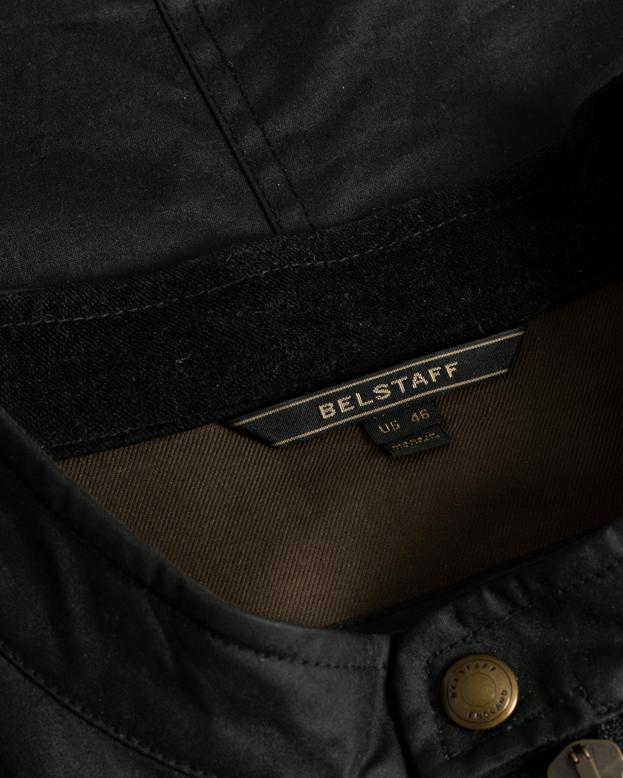 Hombres | Abrigos y chaquetas | Pre-owned | Kelland Waxed Shirt Jacket Black 56