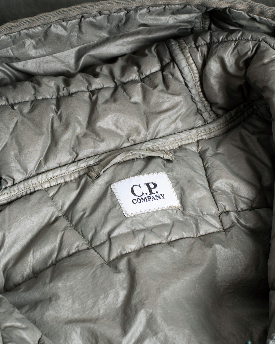 Hombres | Abrigos y chaquetas | Pre-owned | C.P. Company 50 Fili Garment Dyed Cotton/Nylon 2 in 1 Parka Green