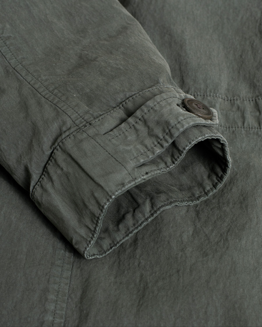 Hombres | Abrigos y chaquetas | Pre-owned | C.P. Company 50 Fili Garment Dyed Cotton/Nylon 2 in 1 Parka Green