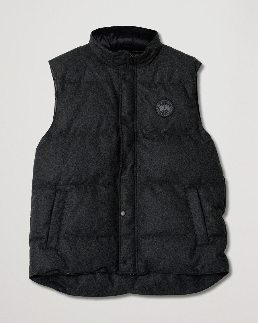 Hombres | Abrigos y chaquetas | Pre-owned | Canada Goose Garson Wool Vest Carbon Melange