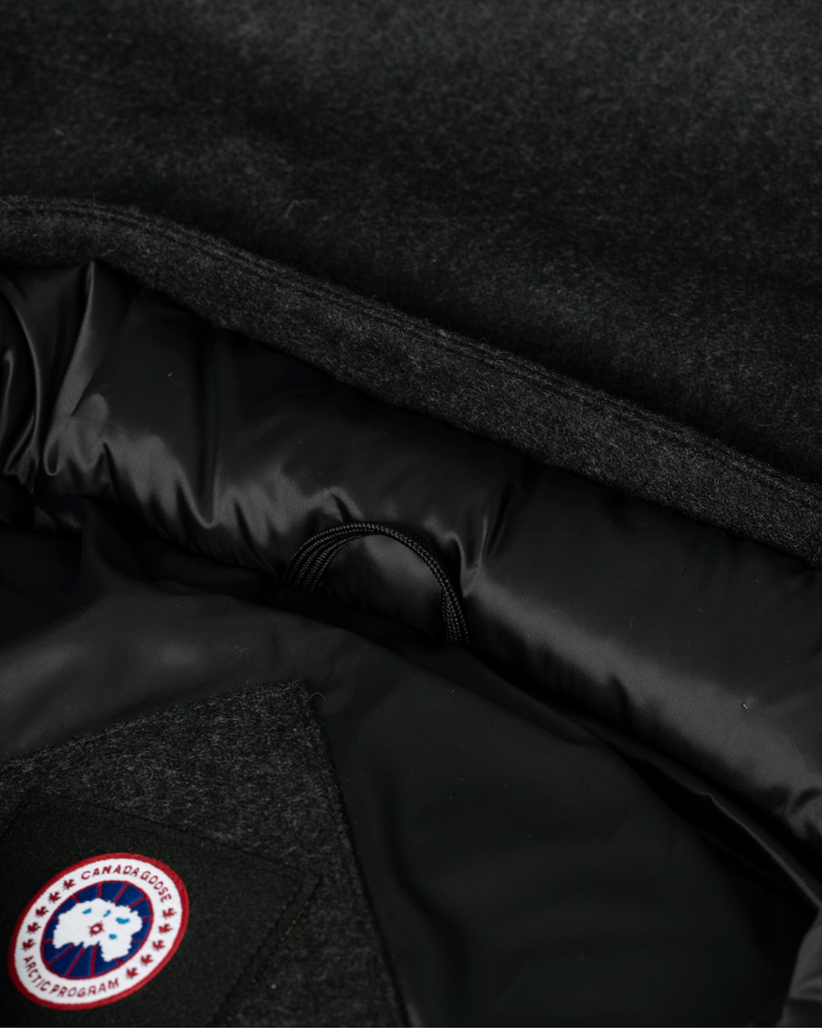 Hombres | Abrigos y chaquetas | Pre-owned | Canada Goose Garson Wool Vest Carbon Melange