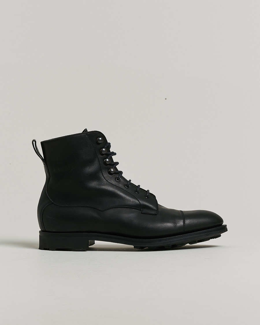 Hombres | Edward Green Galway Ridgeway Boot Black Delapré | Pre-owned | Edward Green Galway Ridgeway Boot Black Delapré