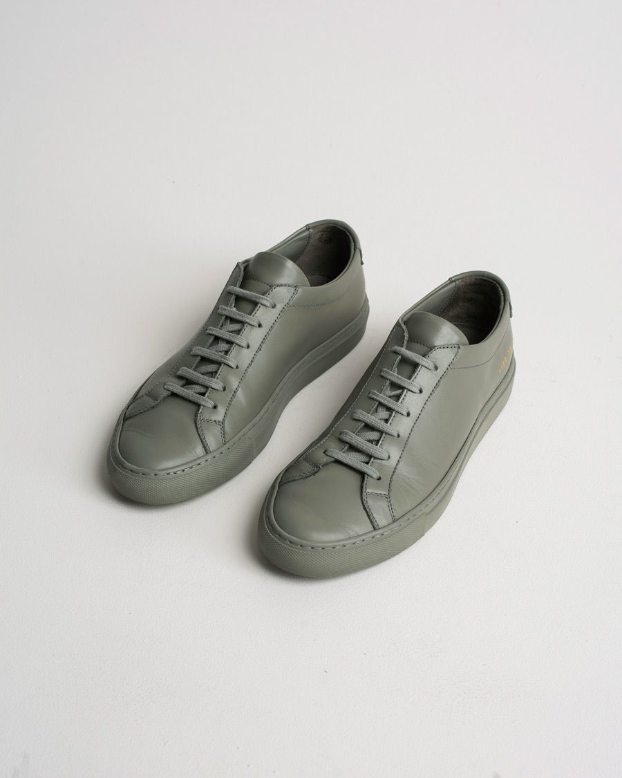 Hombres | Common Projects Original Achilles Sneaker Grey | Pre-owned | Common Projects Original Achilles Sneaker Grey