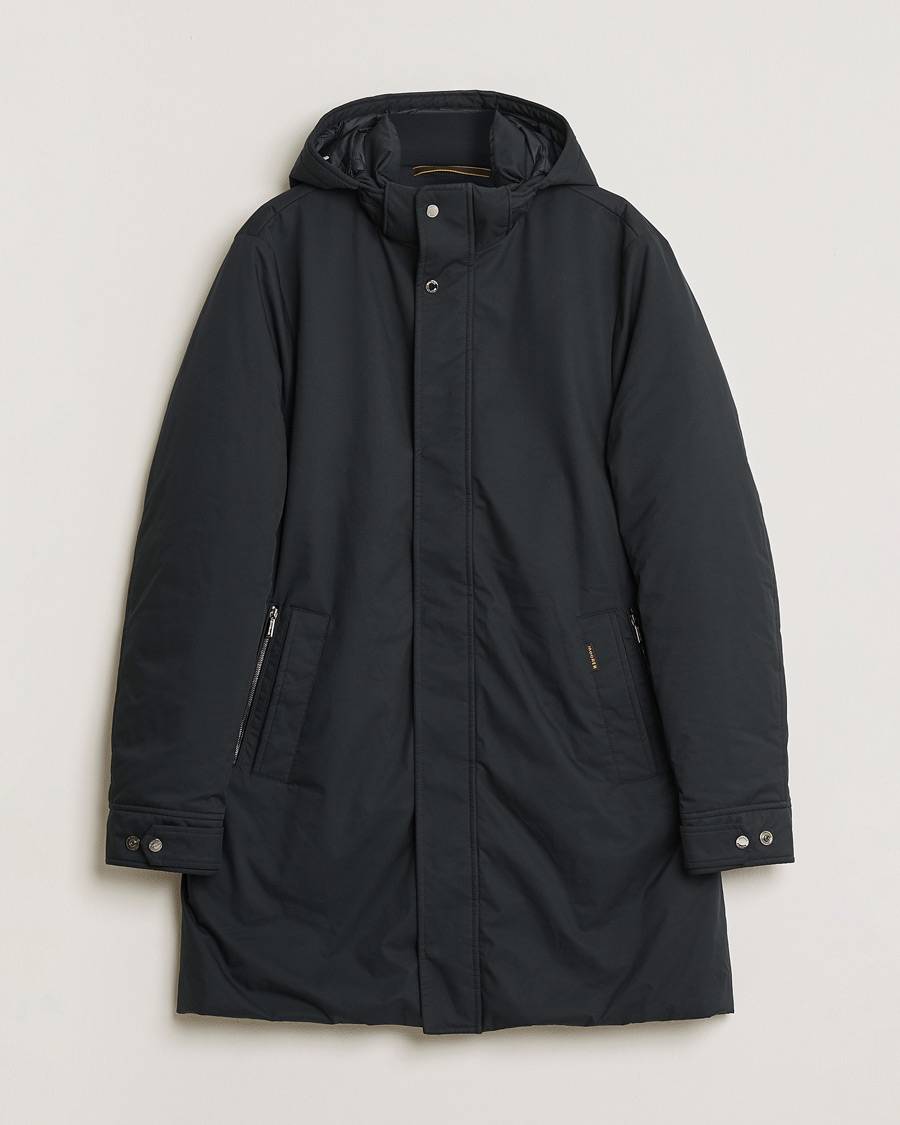 Hombres | Pre-owned Chaquetas | Pre-owned | MooRER Vermont Waterproof Padded Parka Navy 52