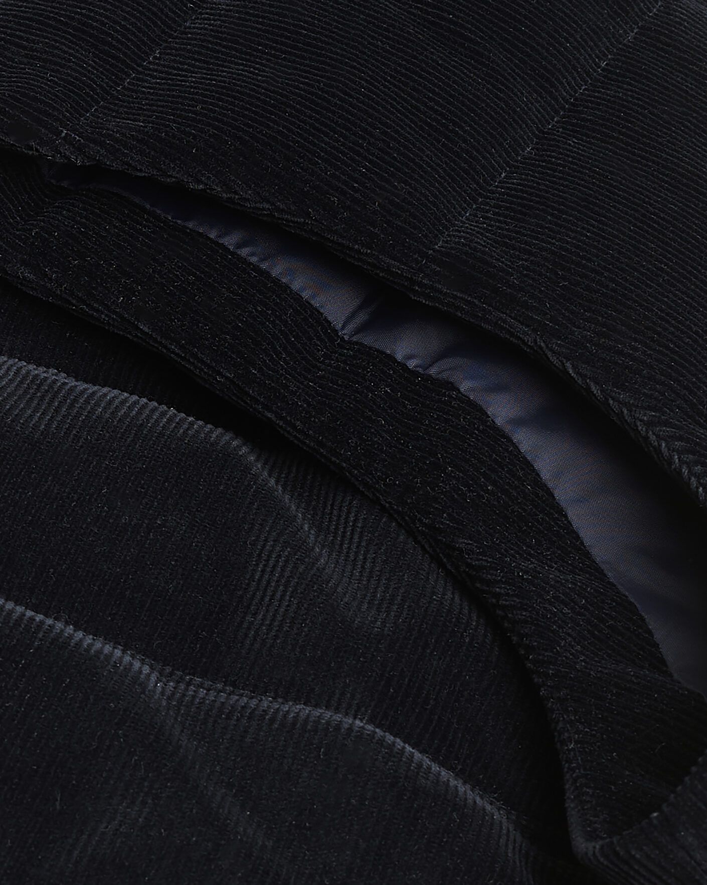 Hombres | Pre-owned Chaquetas | Pre-owned | Stenströms Hooded Corduroy Vest Navy M