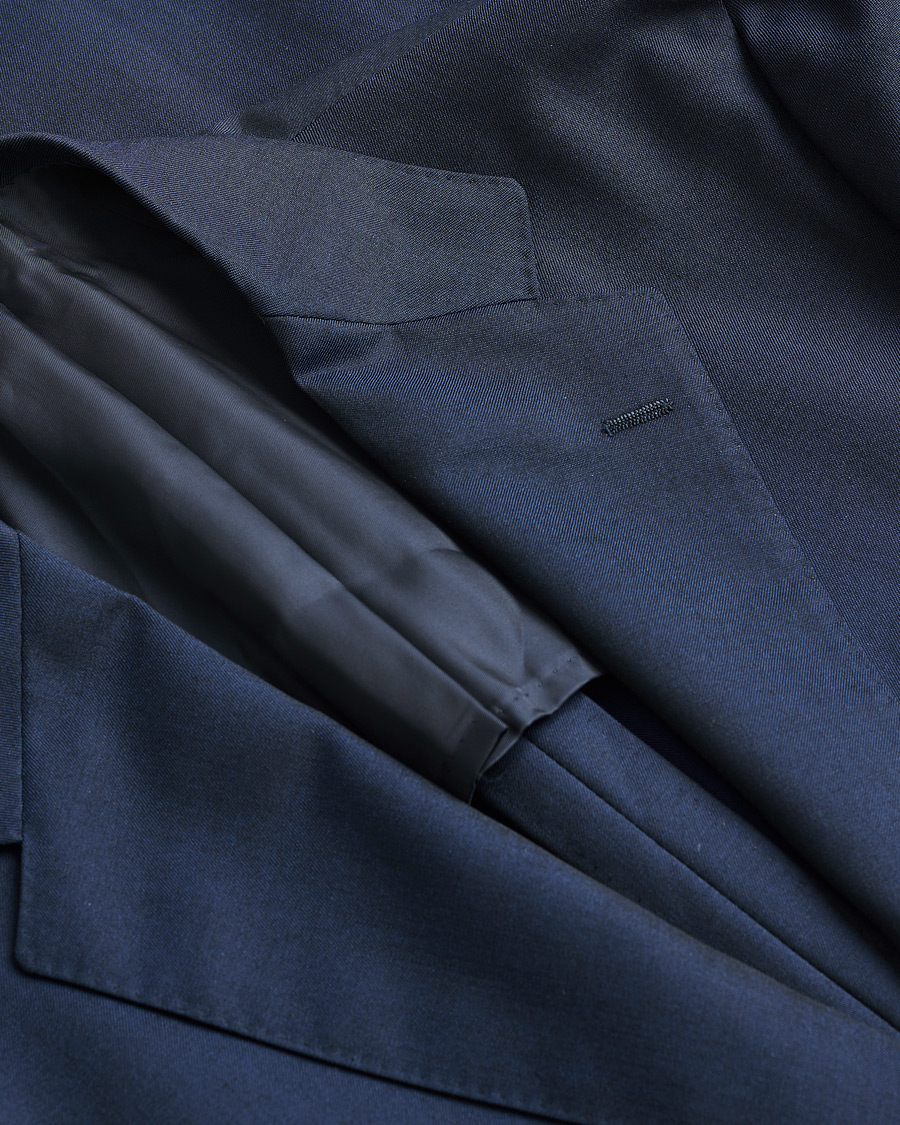 Hombres | Ring Jacket Mohair Blend Suit Navy 52 | Pre-owned | Ring Jacket Mohair Blend Suit Navy 52
