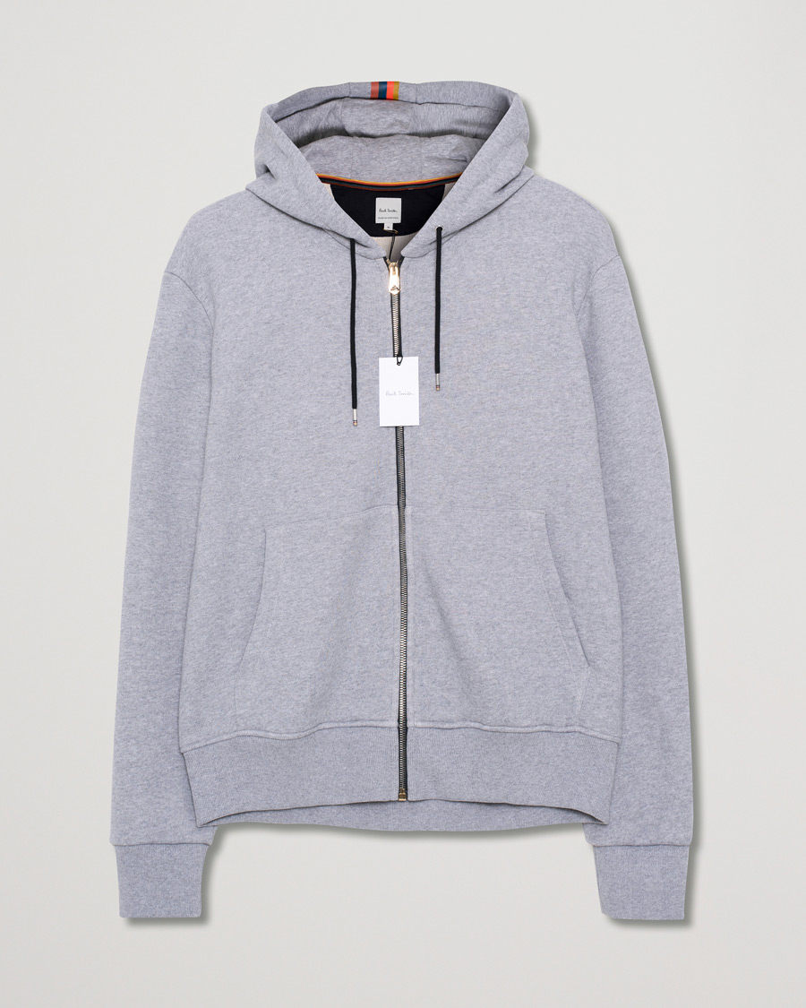 Hombres | Jerséis y prendas de punto | Pre-owned | Paul Smith Hooded Zip Sweatshirt Grey