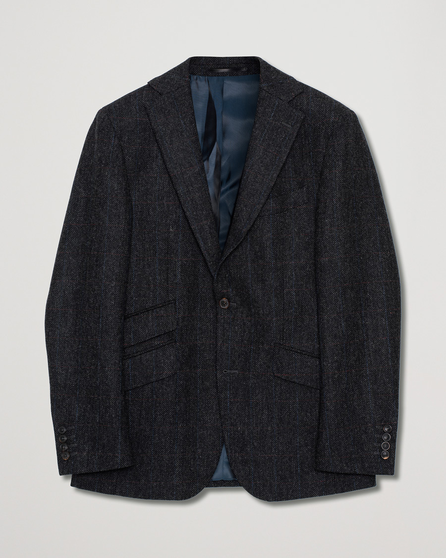 Hombres | Blazers | Pre-owned | Walker Slater Edward Lambswool Tweed Blazer Grey