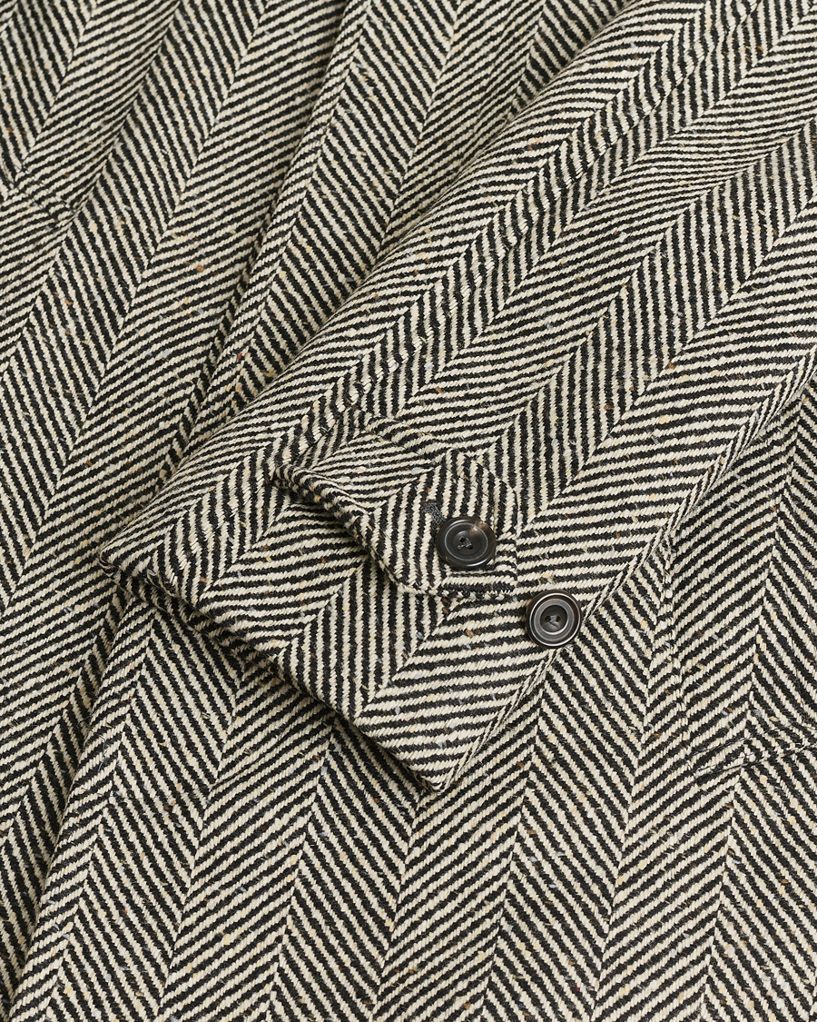 Hombres | Pre-owned Chaquetas | Pre-owned | Private White V.C. Raglan Wool Coat Black & Cream 2 - XS