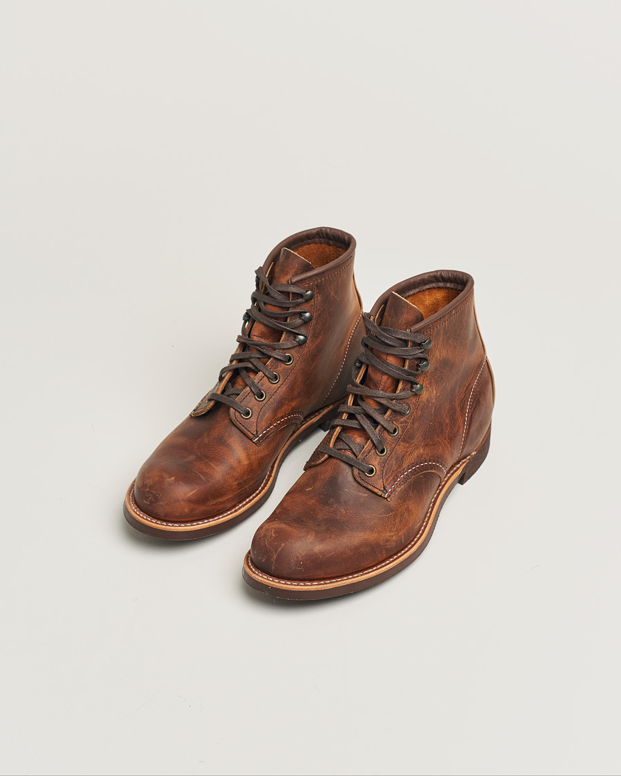 Hombres | Red Wing Shoes Blacksmith Boot Copper Rough/Though Leather | Pre-owned | Red Wing Shoes Blacksmith Boot Copper Rough/Though Leather
