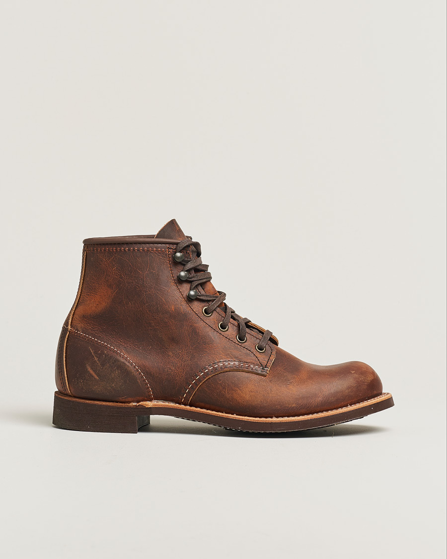 Hombres | Red Wing Shoes Blacksmith Boot Copper Rough/Though Leather | Pre-owned | Red Wing Shoes Blacksmith Boot Copper Rough/Though Leather
