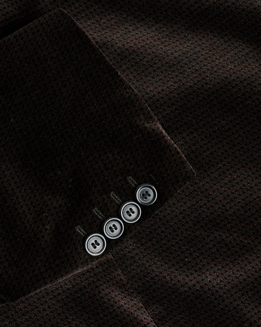 Hombres | BOSS Velvet Blazer Brown 50 | Pre-owned | BOSS Velvet Blazer Brown 50