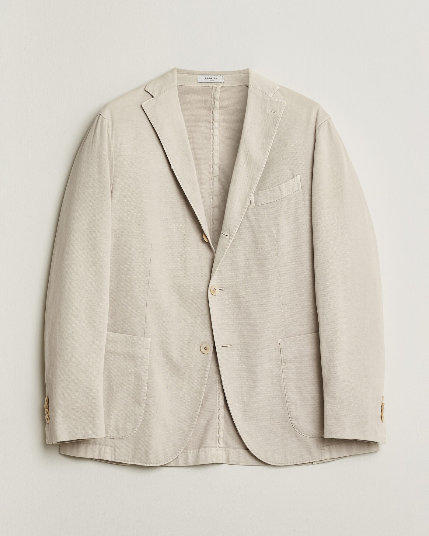 Hombres | Pre-owned Blazers | Pre-owned | Boglioli K Jacket Cotton Stretch Blazer Light Beige 52