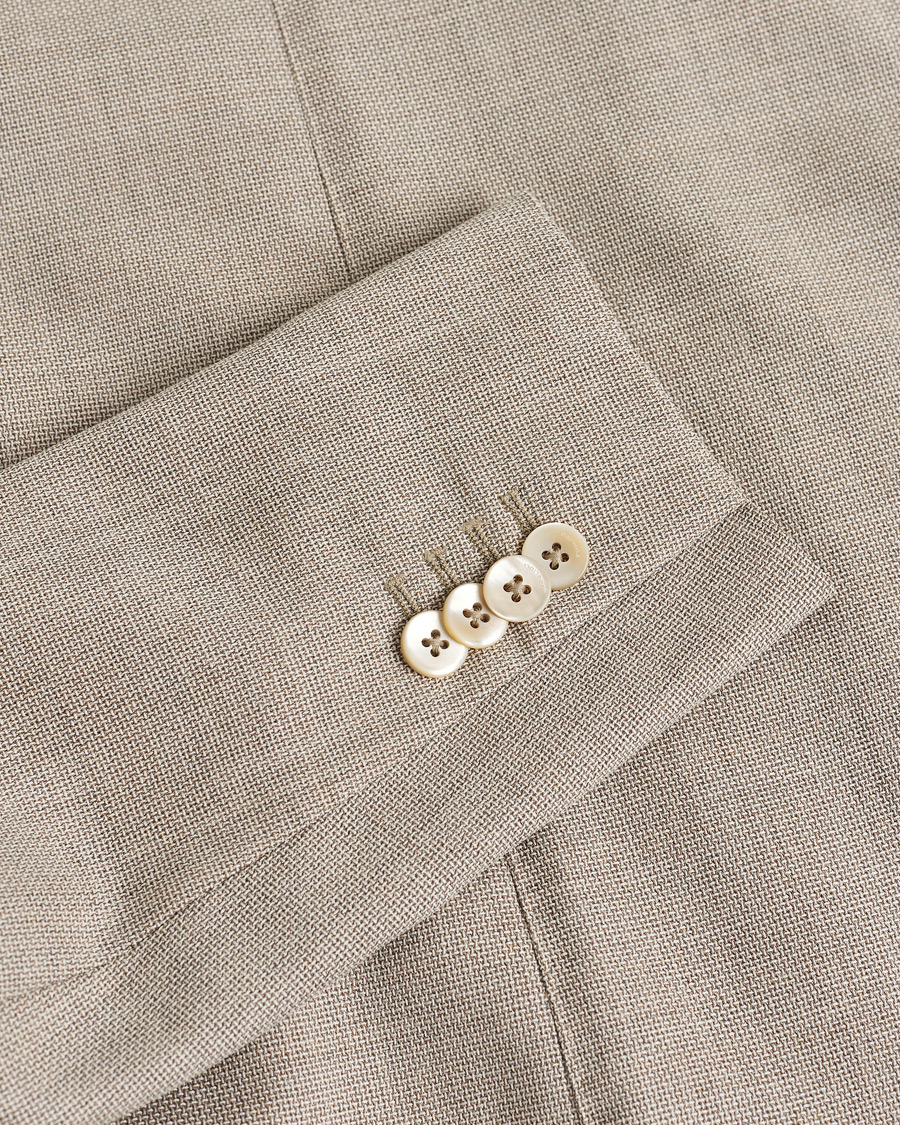 Hombres | Pre-owned Blazers | Pre-owned | Boglioli K Jacket Wool Hopsack Blazer Beige 46
