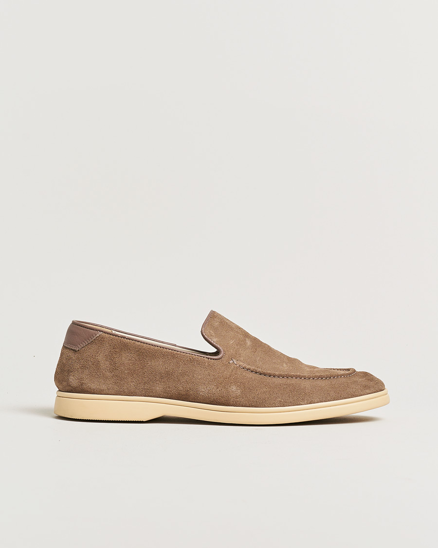 Hombres | Pre-owned Zapatos | Pre-owned | CQP Debonair Suede Loafers Tabac 43