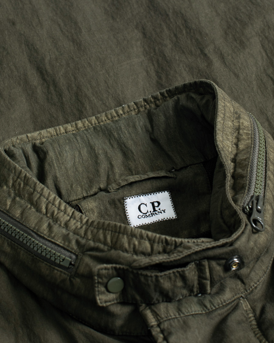 Hombres | Abrigos y chaquetas | Pre-owned | C.P. Company 50 Fili GUM Cotton Field Jacket Olive