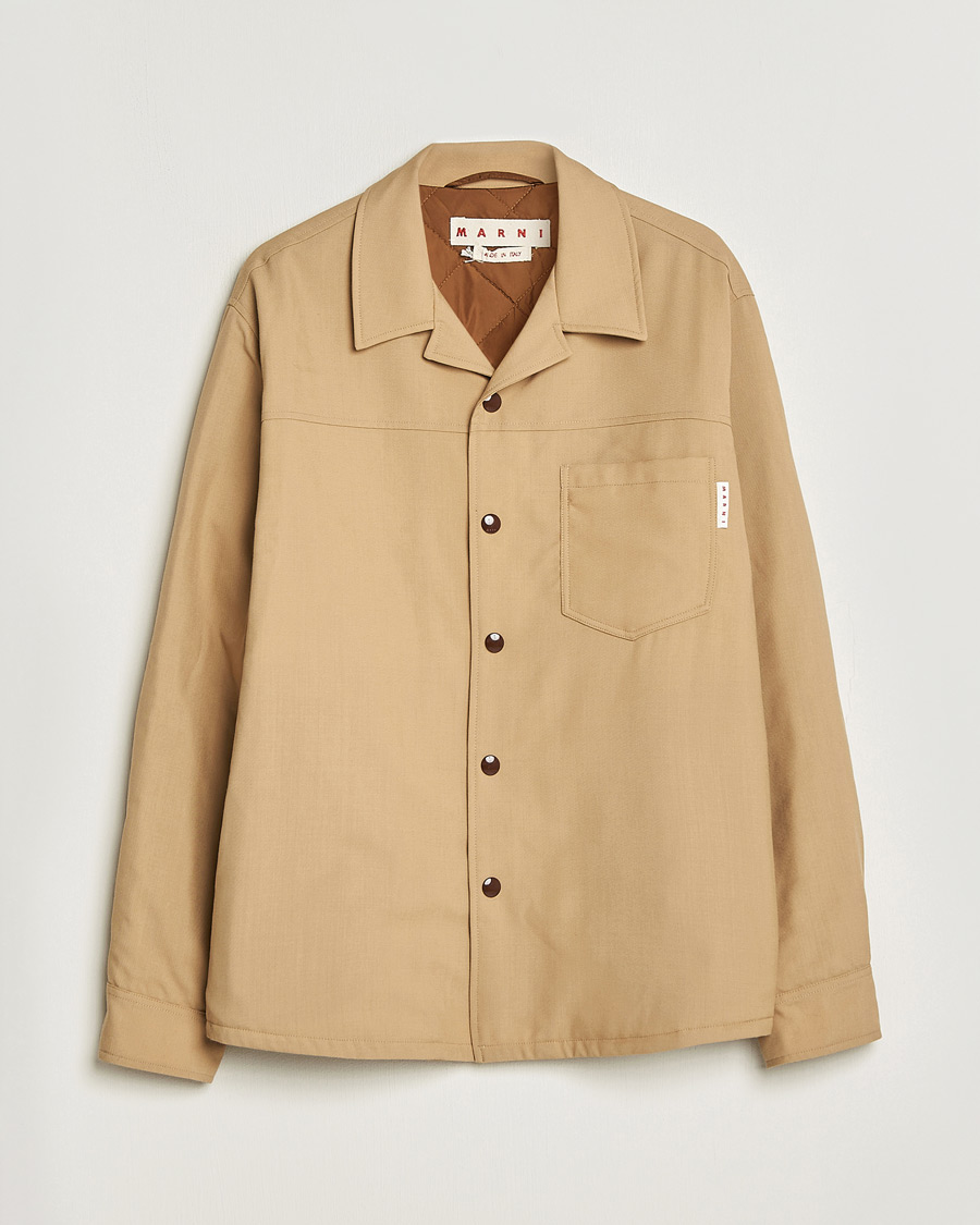 Hombres | Abrigos y chaquetas | Pre-owned | Marni Virgin Wool Shirt Jacket Dijon