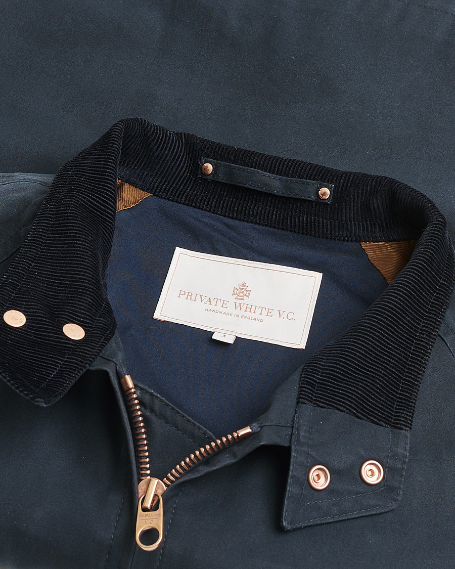 Hombres | Pre-owned Chaquetas | Pre-owned | Private White V.C. Ventile Harrington Jacket 3.0 Midnight 4 - M