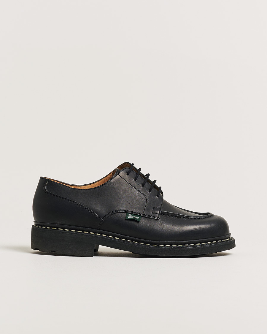 Hombres | Pre-owned Zapatos cosidos a mano | Pre-owned | Paraboot Chambord Derby Black UK7,5 - EU41,5