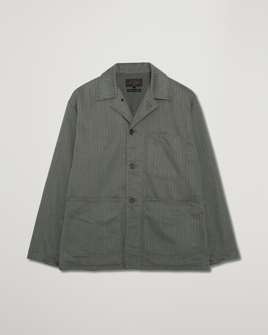 Hombres | Abrigos y chaquetas | Pre-owned | BEAMS PLUS MIL Chore Jacket Olive
