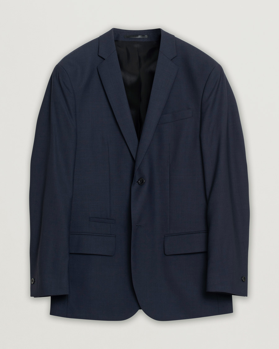 Hombres | Blazers | Pre-owned | Filippa K Rick Cool Wool Suit Jacket Dark Navy