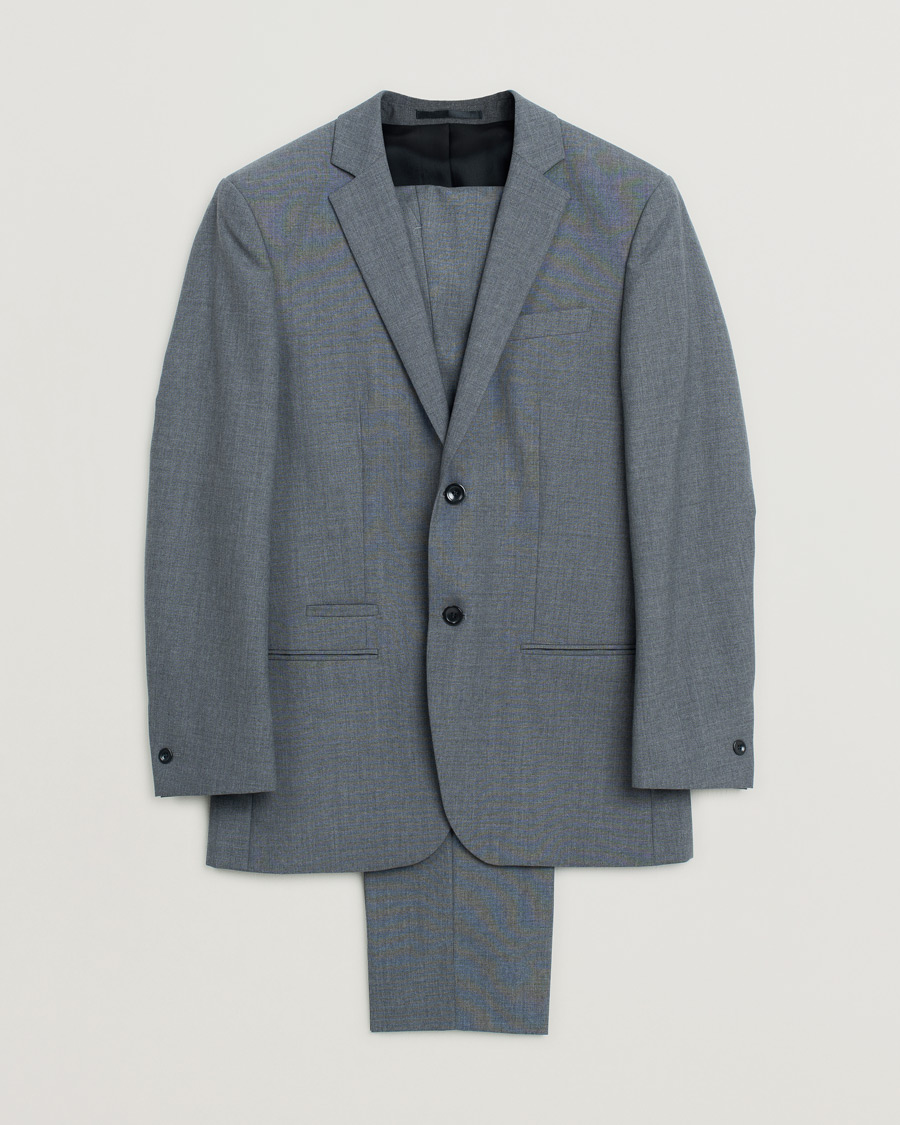 Hombres | Blazers | Pre-owned | Filippa K Rick/Liam Cool Wool Suit Grey 48