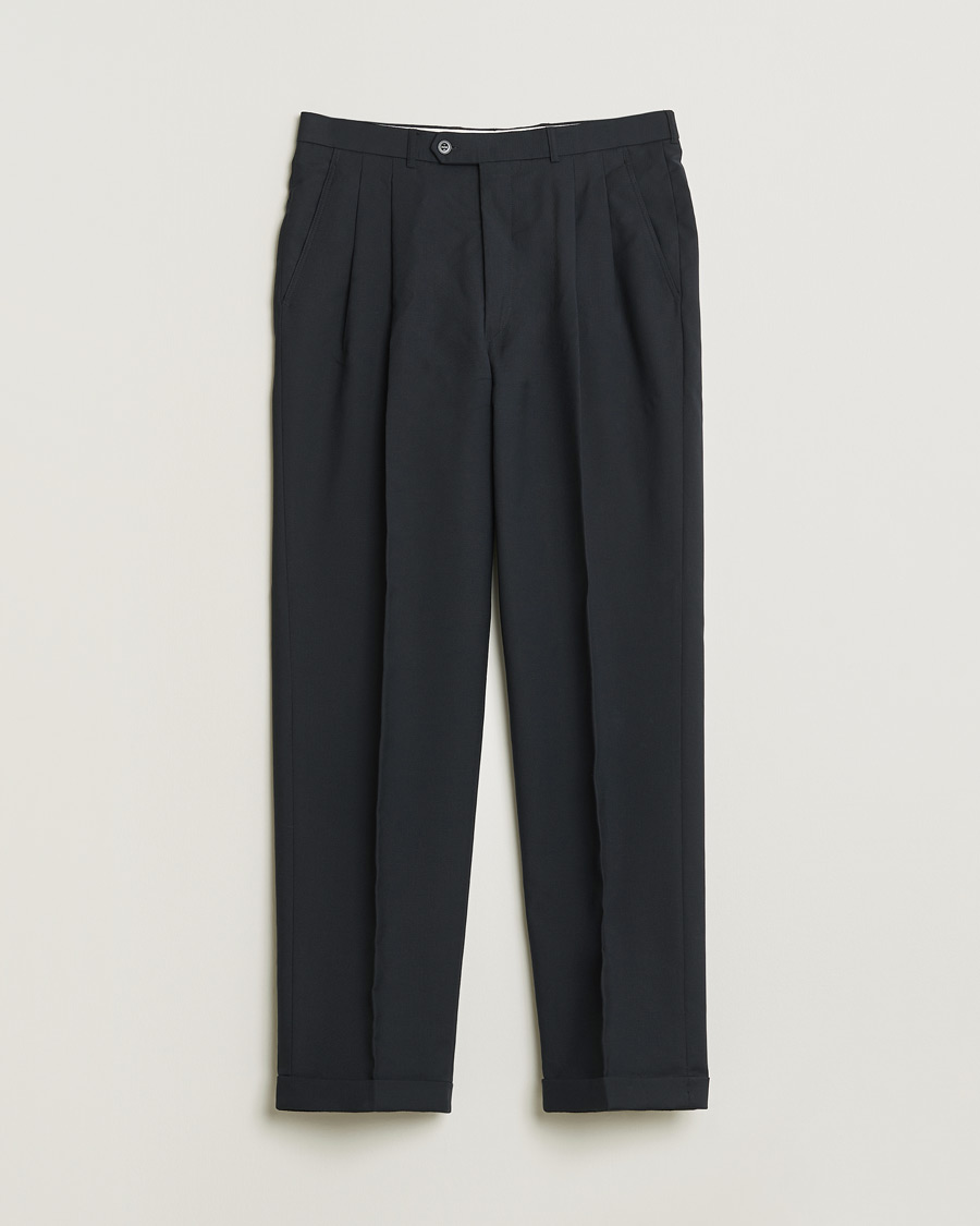 Hombres | Pre-owned Trajes | Pre-owned | Oscar Jacobson Vintage Wool Suit Navy 50