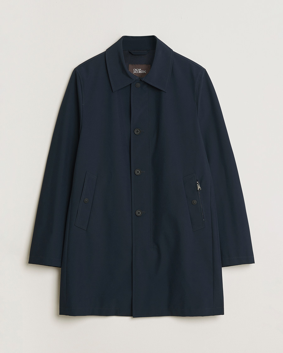 Hombres | Pre-owned Chaquetas | Pre-owned | Oscar Jacobson Johnson Coat Navy 50