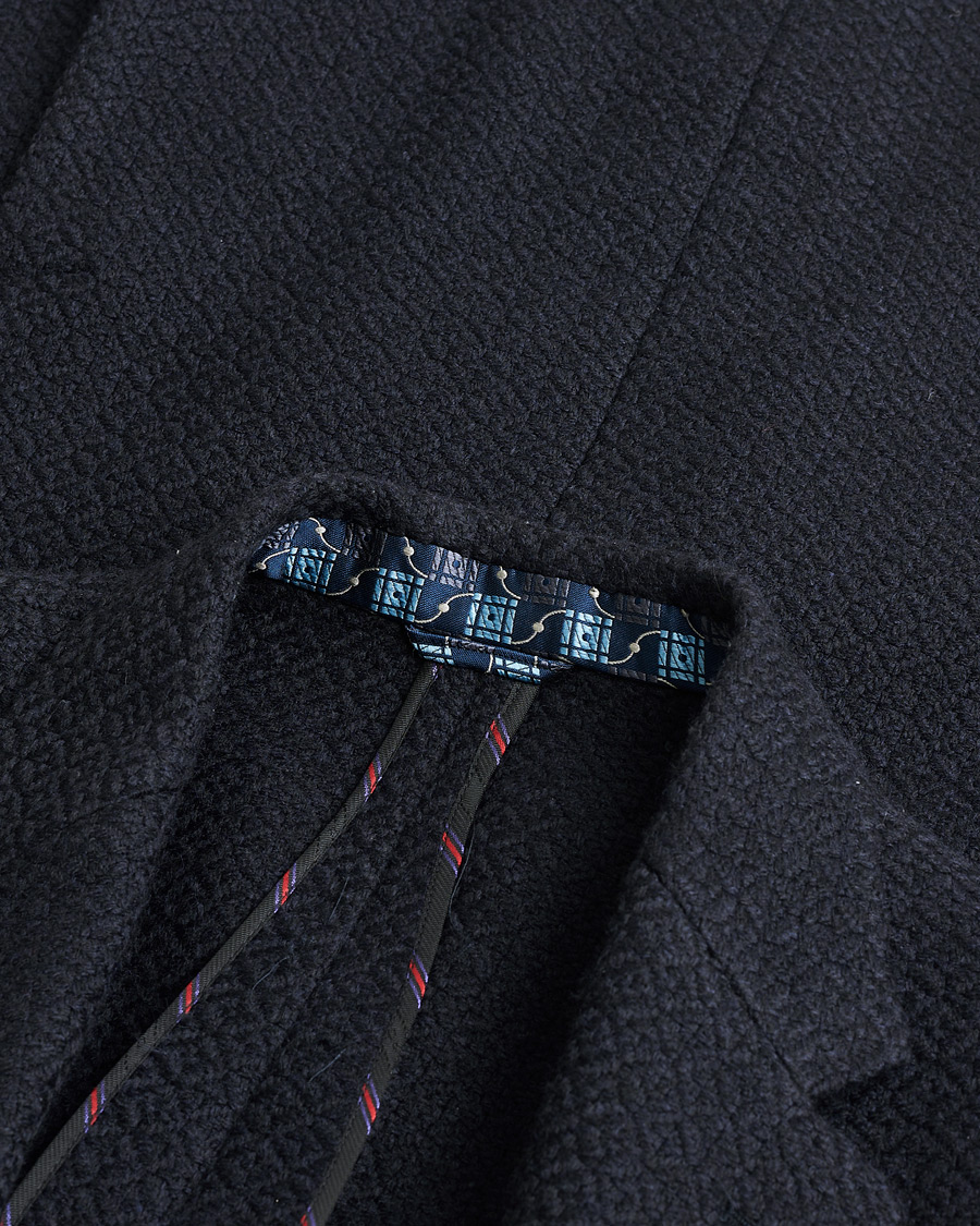 Hombres | Pre-owned Blazers | Pre-owned | Etro Jacquard Jersey Blazer Navy 52