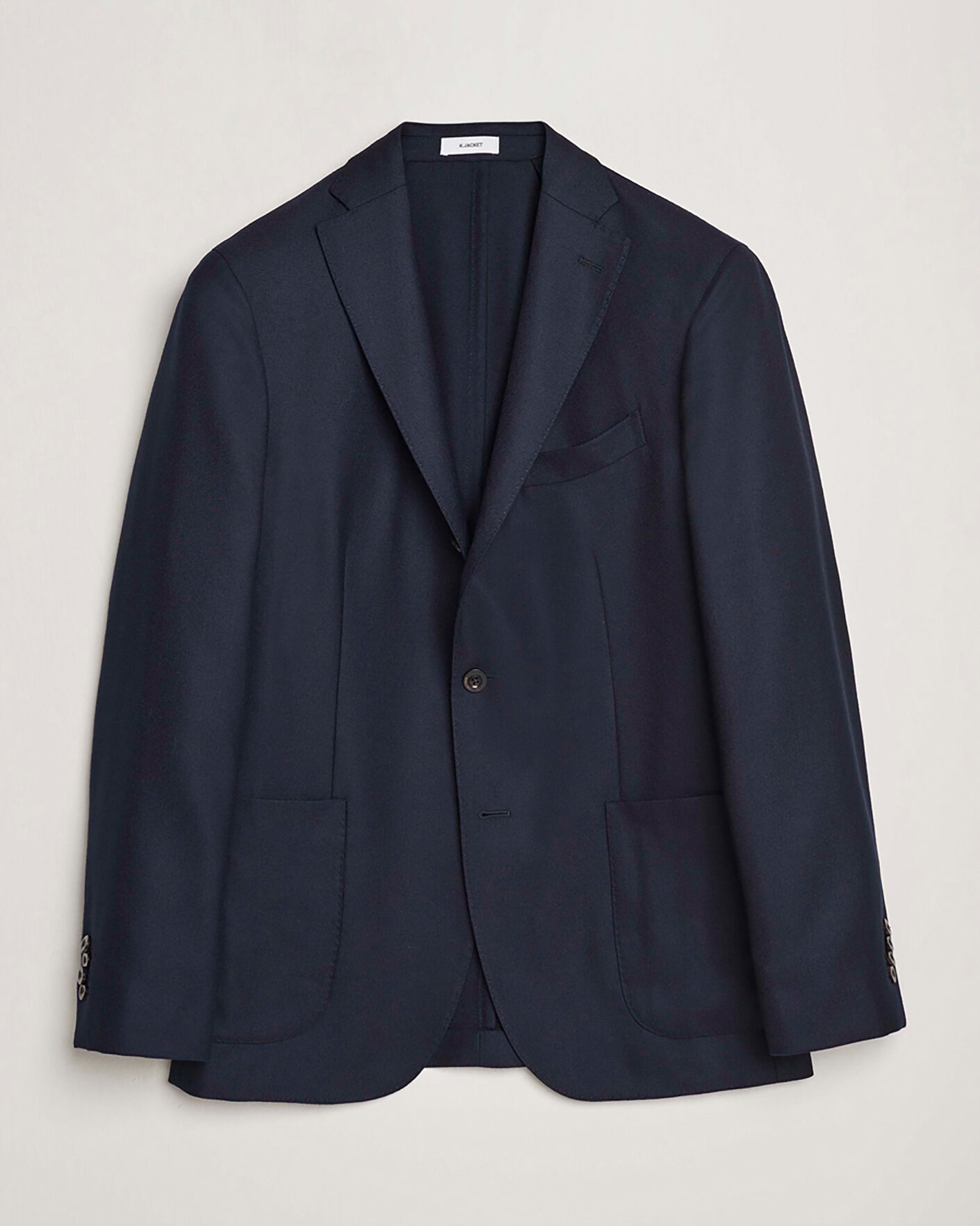 Hombres | Pre-owned Blazers | Pre-owned | Boglioli K Jacket Wool Hopsack Blazer Navy 50