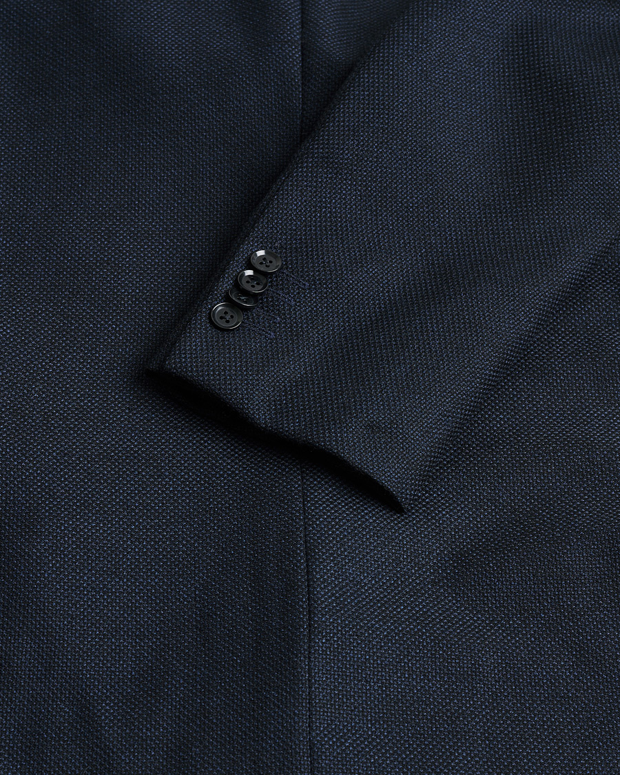 Hombres | Ring Jacket Four Season Wool Balloon Blazer Navy 52 | Pre-owned | Ring Jacket Four Season Wool Balloon Blazer Navy 52