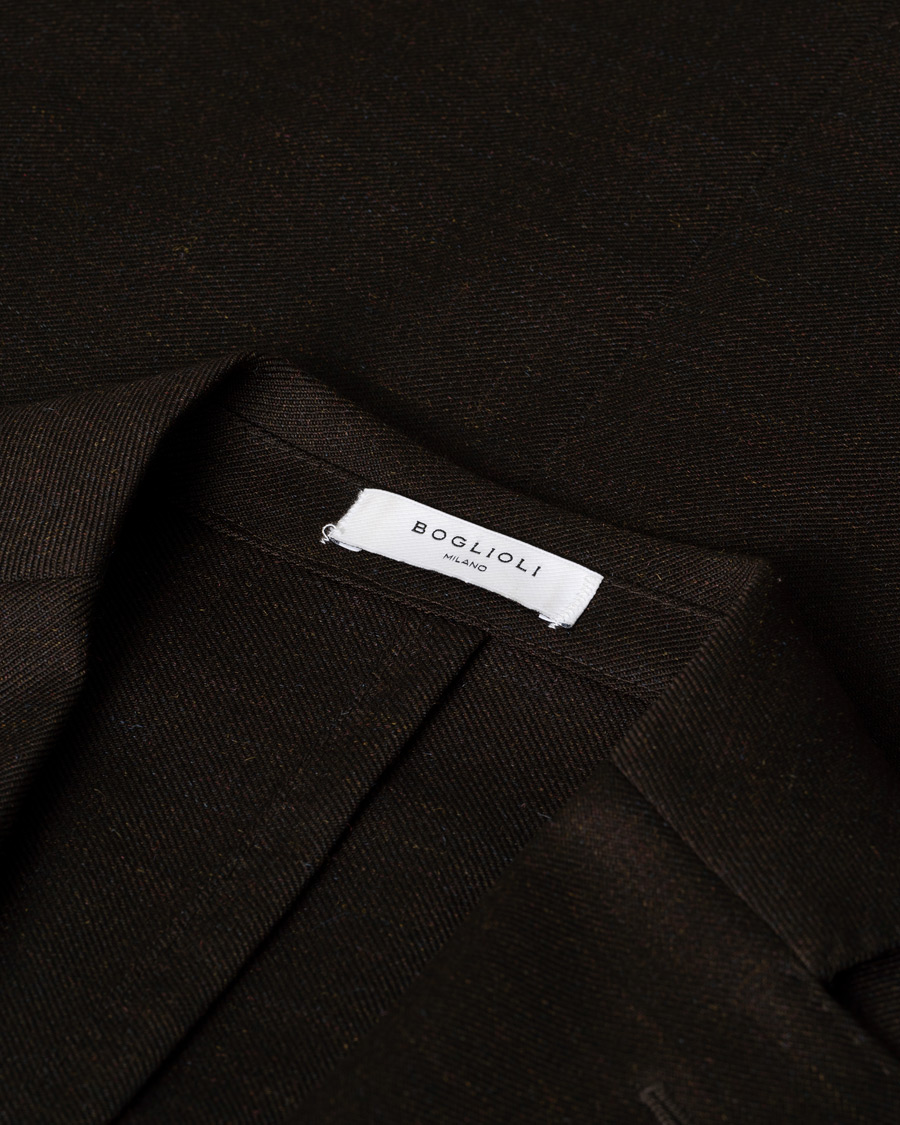 Hombres | Blazers | Pre-owned | Boglioli K Jacket Wool Mohair Blazer Brown 46