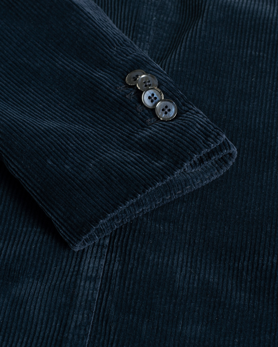Hombres | Blazers | Pre-owned | L.B.M. 1911 Jack Corduroy Blazer Navy 50