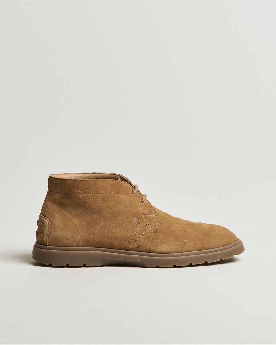 Hombres | Botas | Pre-owned | Tod's Polacchino Chukka Boots Brown Suede