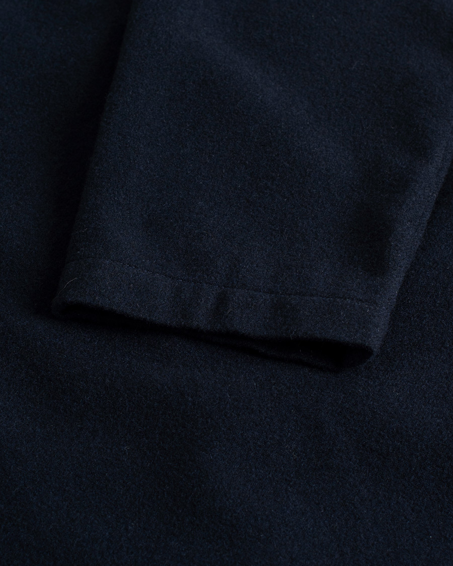 Hombres | Abrigos y chaquetas | Pre-owned | Massimo Alba Florida Wool, Silk & Cashmere Shirt Jacket Navy M